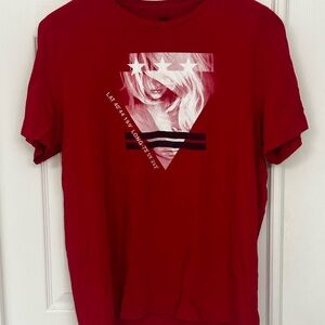 Express Crimson Graphic Short Sleeve Tee